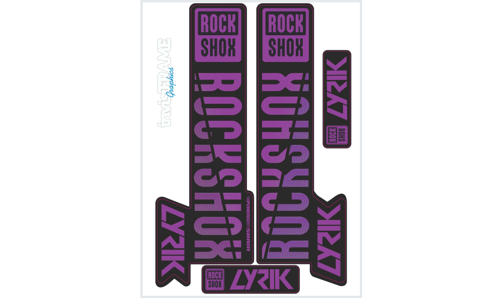 Rock Shox LYRIK 2018 decals