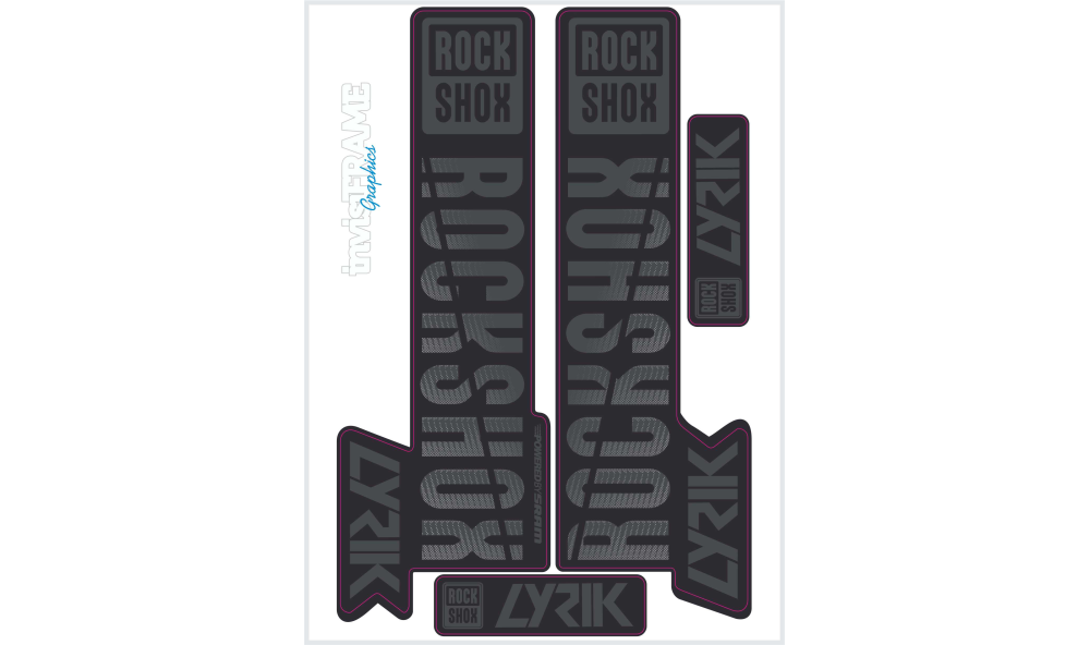 Rock Shox LYRIK 2018 decals