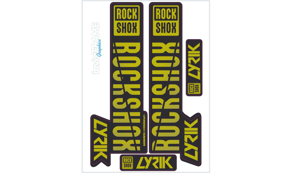 Rock Shox LYRIK 2018 decals