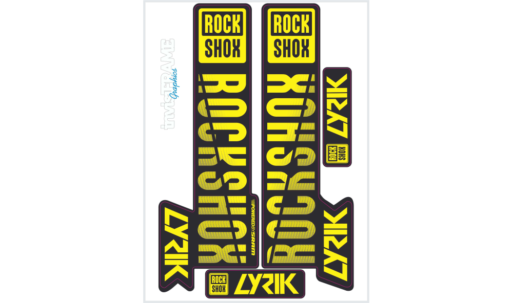 Rock Shox LYRIK 2018 decals