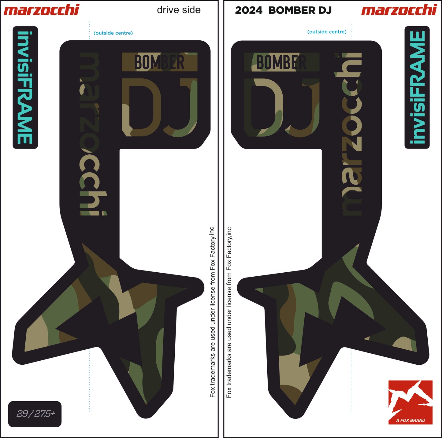 Marzocchi Bomber DJ 2024 Decals