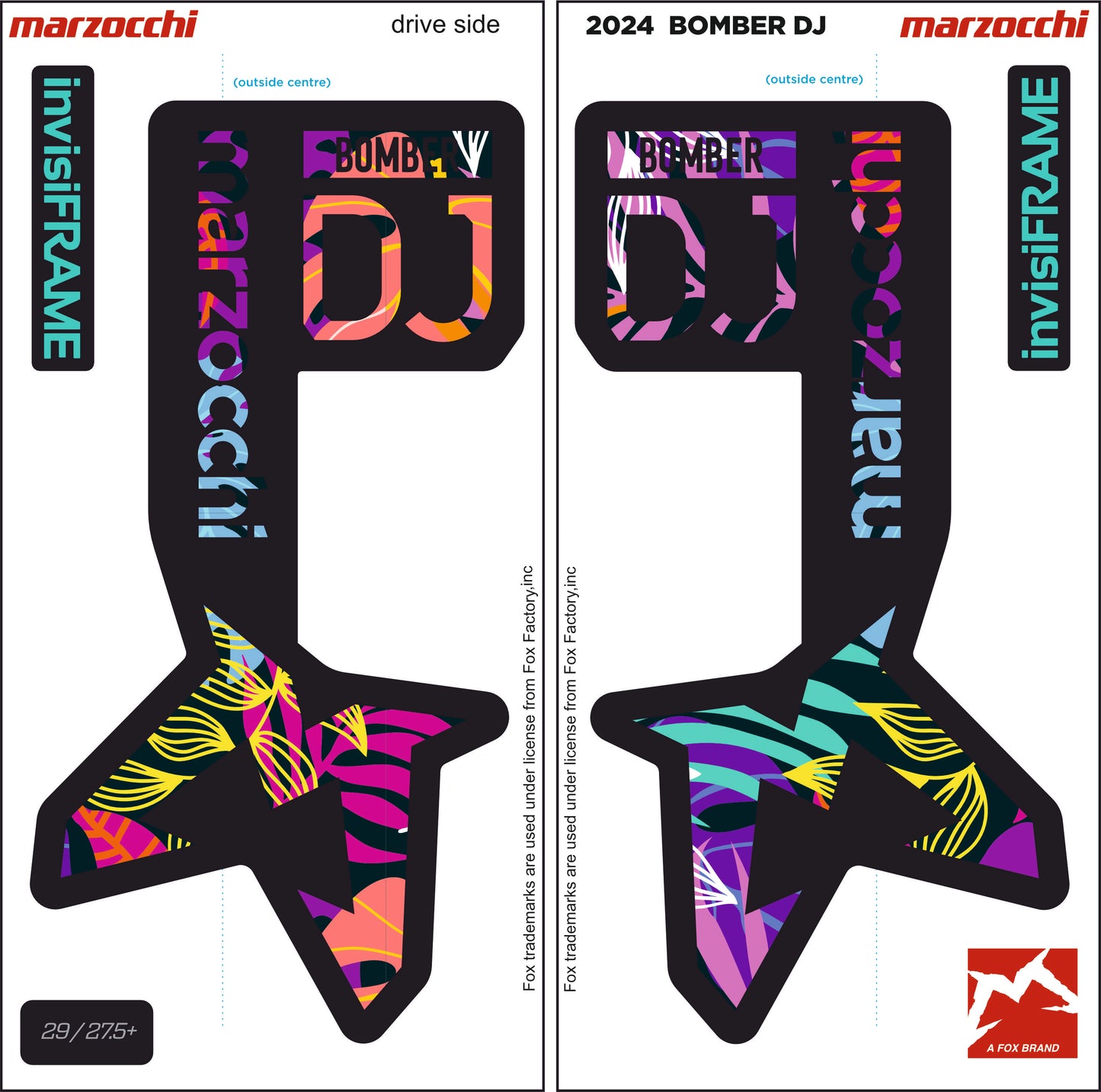 Marzocchi Bomber DJ 2024 Decals