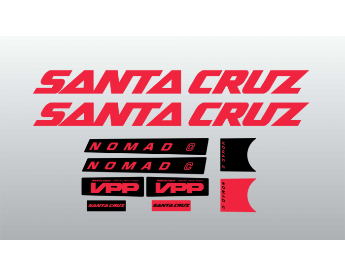 Santa Cruz Nomad C 2018 Decals