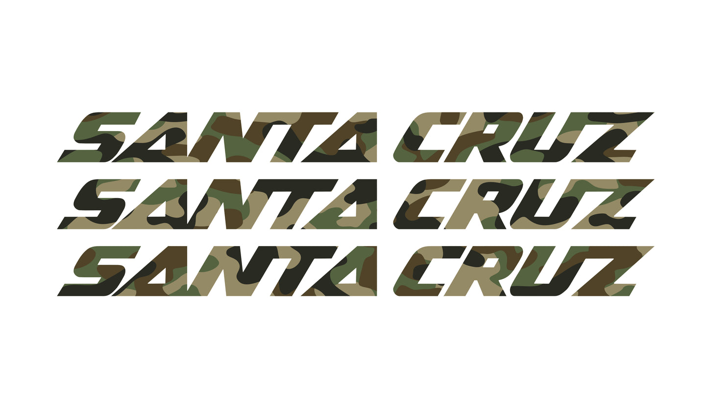 Santa Cruz Nomad V7 MX 2027 Downtube only Decals