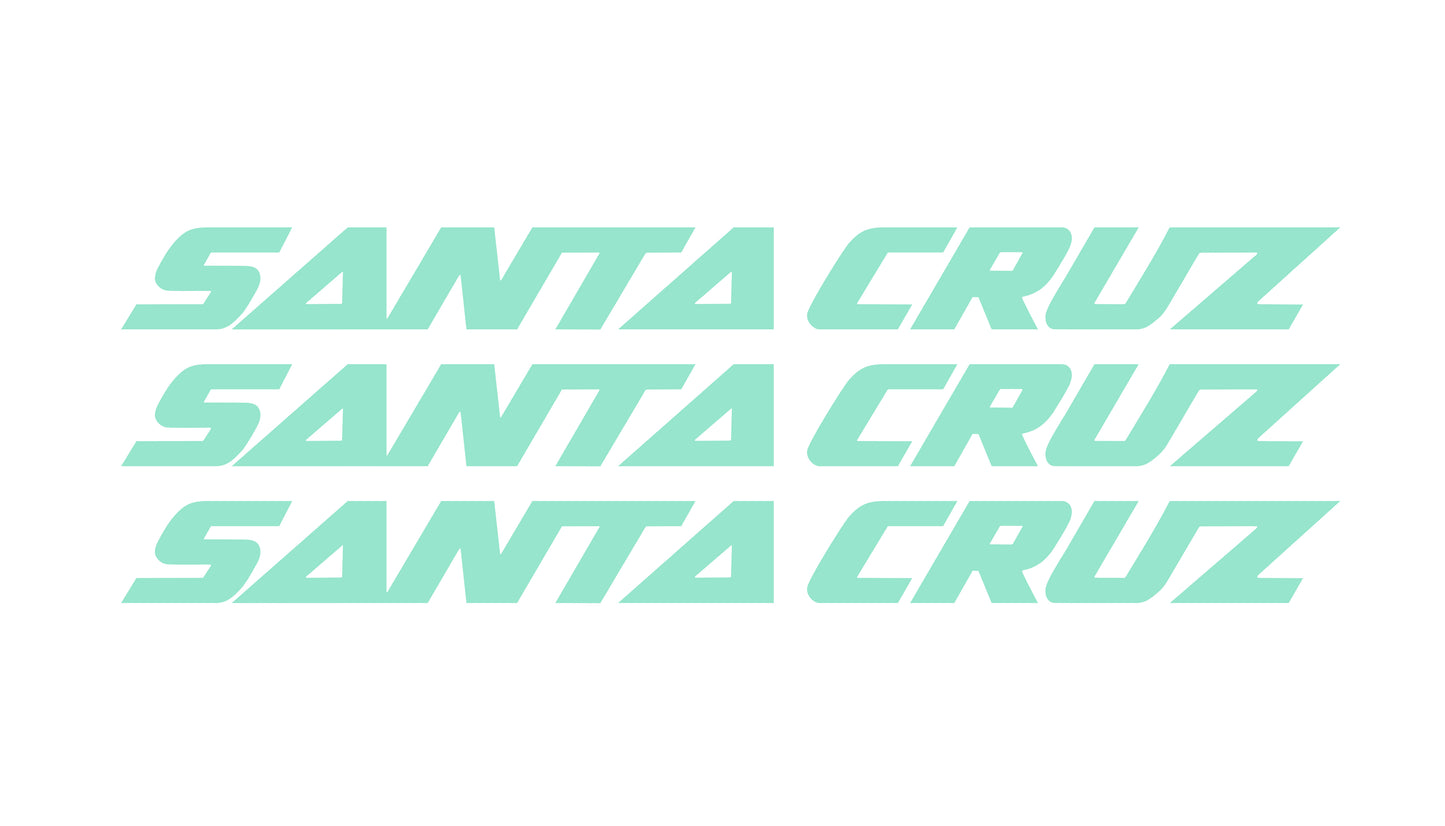 Santa Cruz Nomad V7 MX 2027 Downtube only Decals