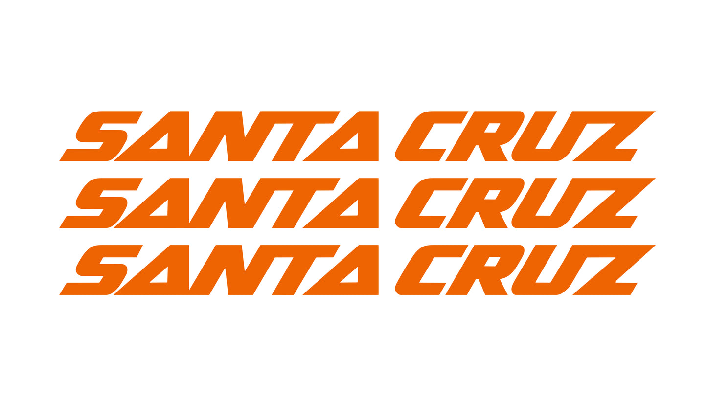 Santa Cruz Nomad V7 MX 2027 Downtube only Decals