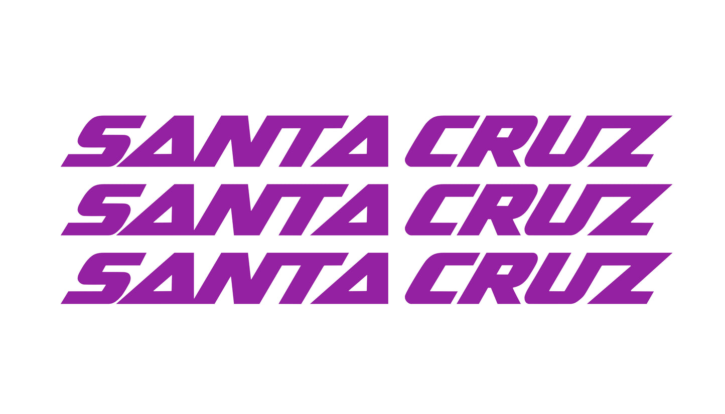 Santa Cruz Nomad V7 MX 2027 Downtube only Decals