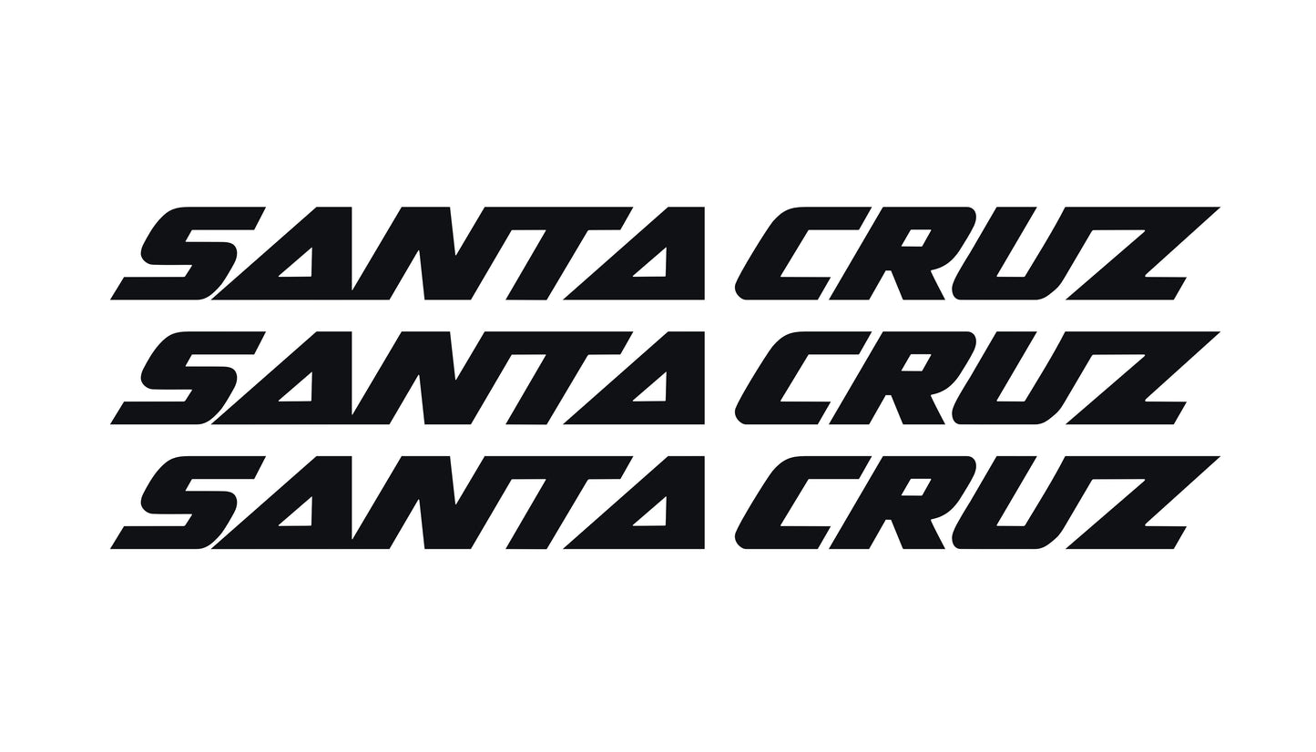 Santa Cruz Nomad V7 MX 2027 Downtube only Decals