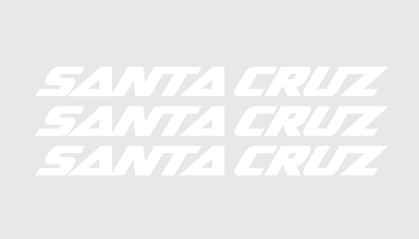 Santa Cruz Nomad V7 MX 2027 Downtube only Decals