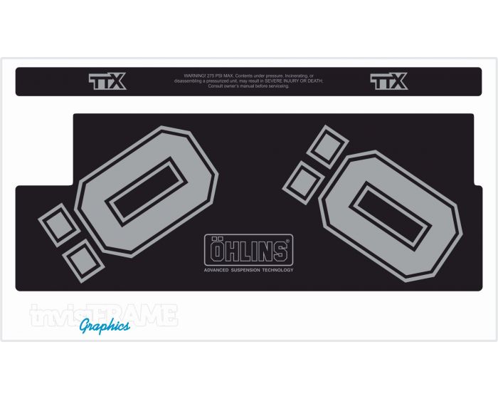 Ohlins TTX Air 2020 Shock Decals