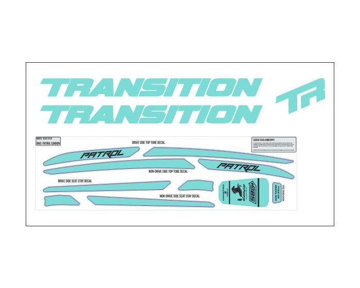 Transition Sentinel Carbon 2019 Decals