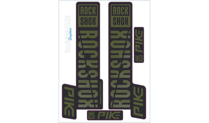 Rock Shox PIKE 2018 Decals