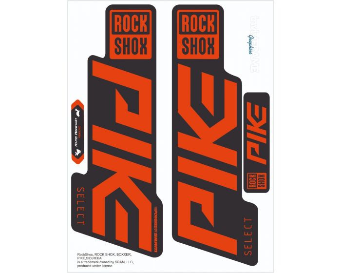 Rock Shox PIKE SELECT 2021 Decals