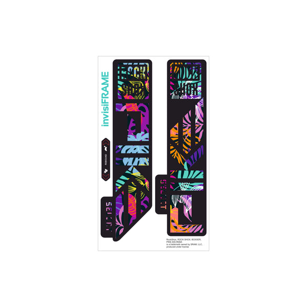 Aufkleber-Set Für RockShox PIKE Gabeln - Chrom Silber Design Für MTB Fork