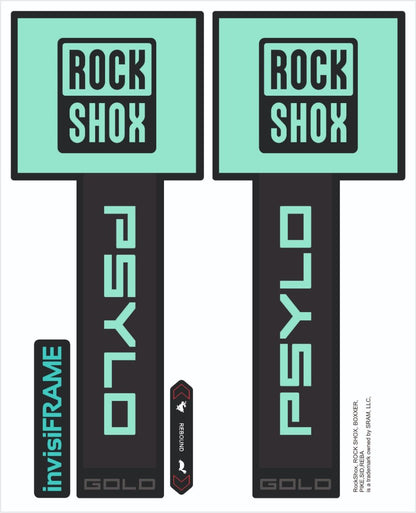 Rock Shox Psylo Gold, Black 2025 Decals