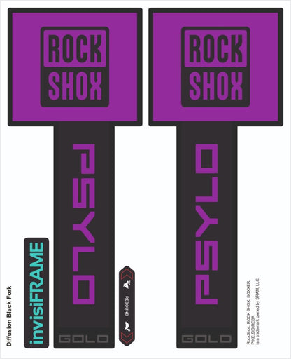 Rock Shox Psylo Gold, Diffusion 2025 Decals