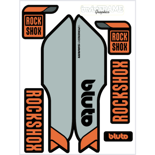 Rock Shox BLUTO Decals