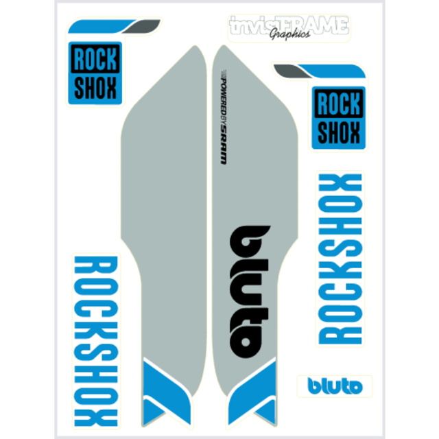 Rock Shox BLUTO Decals