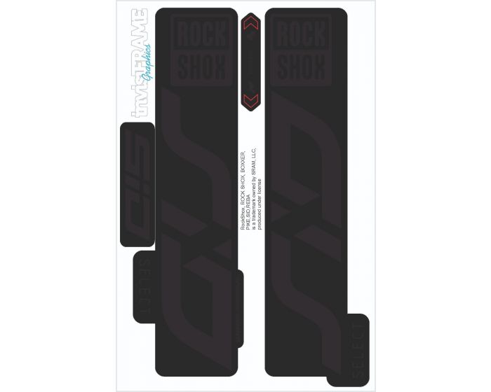 Rock Shox SID Select 2020 Decals