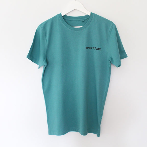 新品未使用TIMEWORN CLOTHING BORDER TEE SHIRT invisiFRAME Turquoise T-Shirt – invisiframe