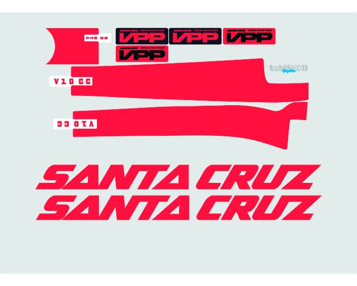 Santa Cruz V10 CC 29er 2019 Decals