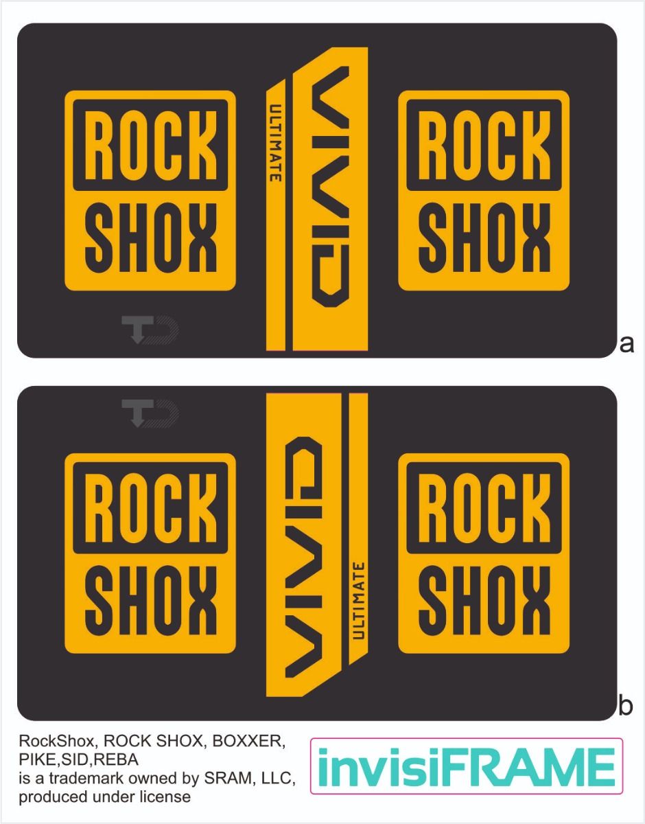 Rock Shox Vivid Coil Ultimate 2025 Decals