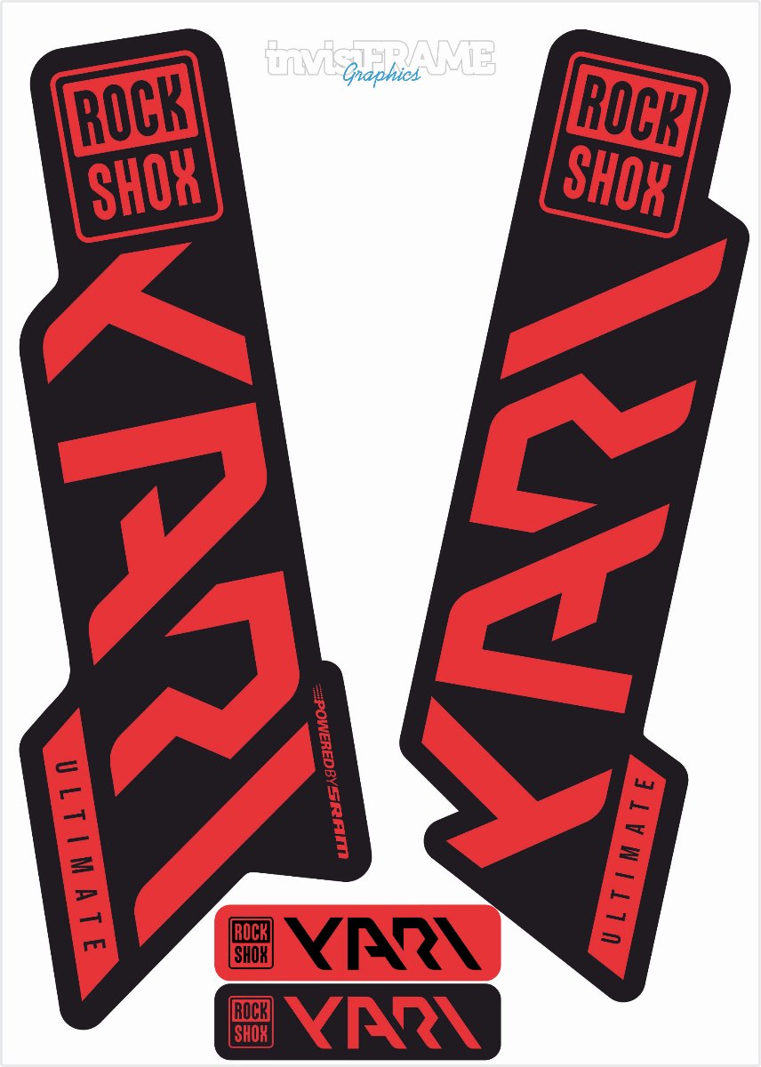 Rock Shox YARI ULTIMATE 2020 Decals