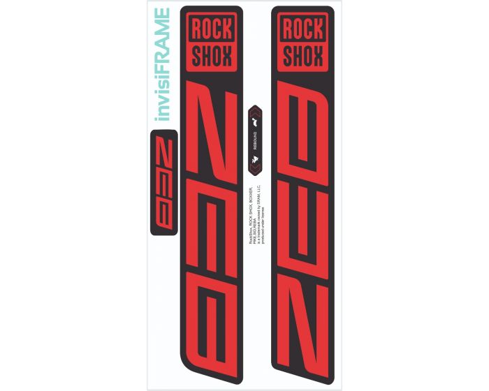 Rock Shox ZEB 2023 decals