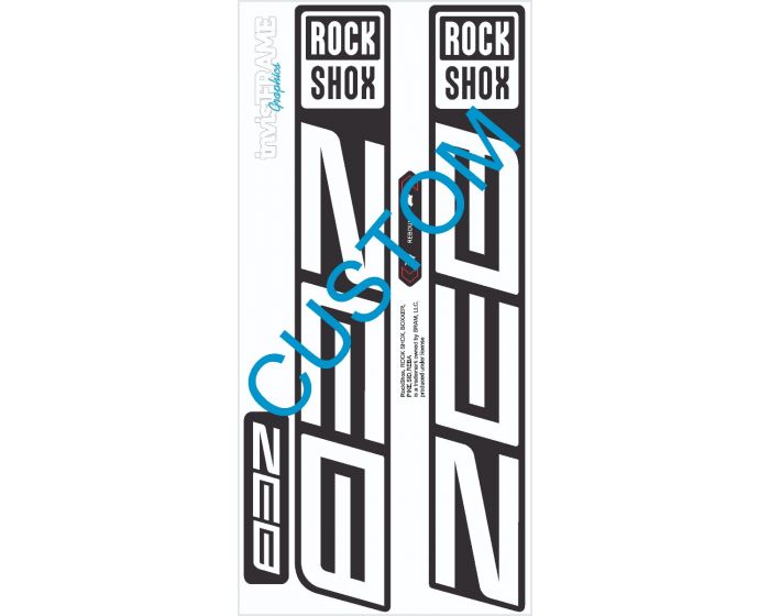 Rock Shox ZEB R 2021 Decals