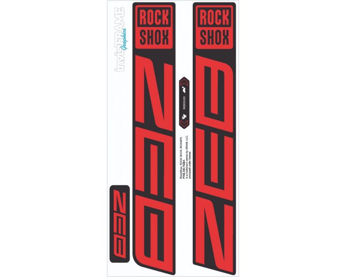 Rock Shox ZEB R 2021 Decals