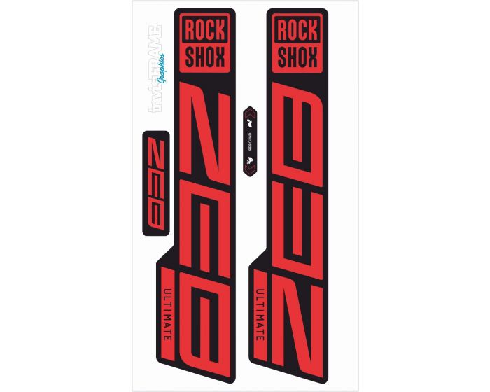 Fourche Rock Shox Zeb Ultimate DECALS AUTOCOLLANTS DE FOURCHE Fourche Rock Shox Zeb Ultimate DECALS AUTOCOLLANTS DE FOURCHE
