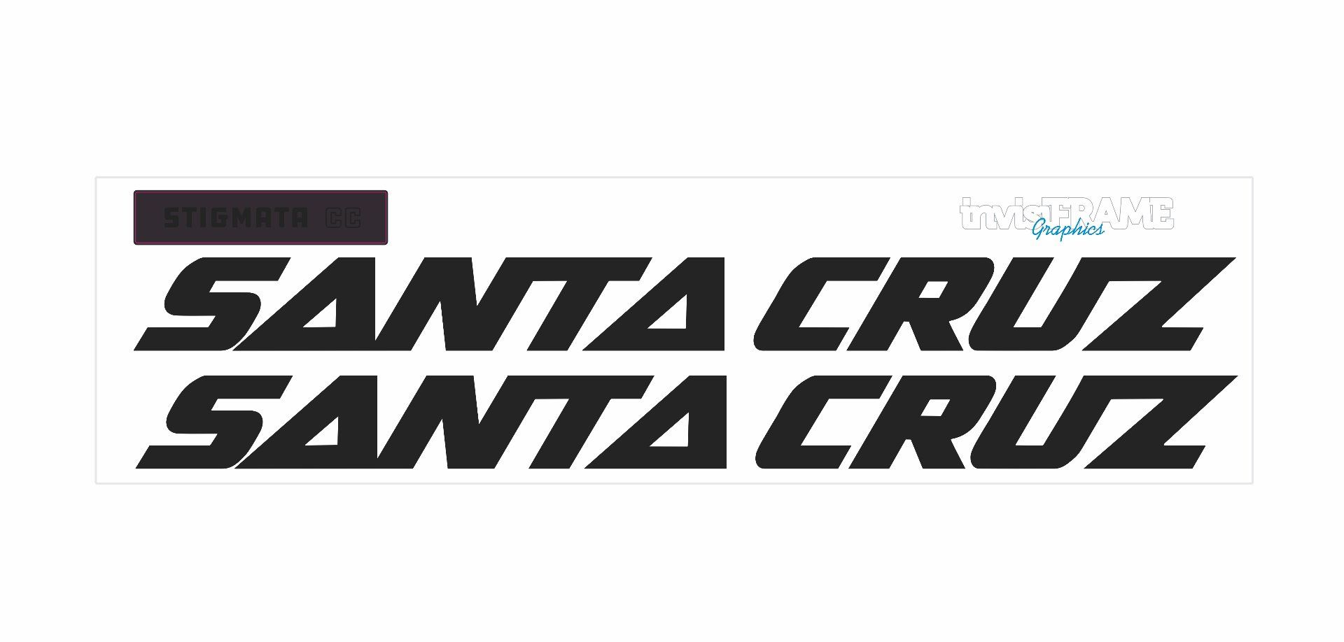 SANTA CRUZ STIGMATA CC 2019 DECALS